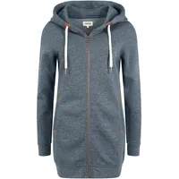 Oxmo OXVicky Straight Sweat Zip-Hoodie 21300533ME in Blau | M