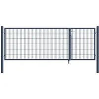 Home Deluxe Doppelflügel Gartentor Aditus 120 x 350 cm anthrazitgrau