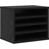 VidaXL Schreibtisch Organizer Schwarze Eiche 36 x 26 x