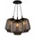 s.luce Velo Cluster 3-flg. 25 cm Rund / Rauch / Schwarz