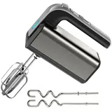 XERSEK Handmixer Handmixer Handrührgerät Handrührer Rührgerät Knethaken Pürierstab, 800 W, 5 Geschwindigkeiten; 2 Schneebesen und 2 Knethaken aus Edelstahl silberfarben