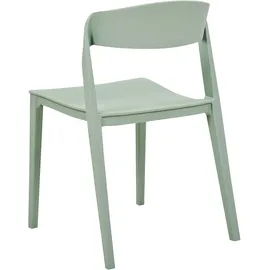 Beliani Esszimmerstuhl 2er Set Mintgrün