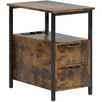 Homcom Couchtisch Spanplatte, Metall