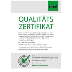 Sigel Computer Paper - Perforiert - weiß, Gelb, pink