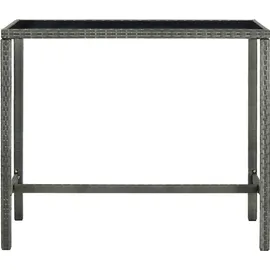 vidaXL Gartenbar-Set 7-tlg. Grau