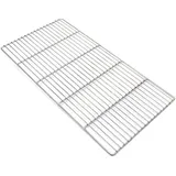 Wiltec Grillrost 58 x 30 cm Edelstahl weiß