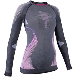 Uyn Evolutyon langarm Funktionsshirt melange Damen anthrazit melange/raspberry/purple L/XL