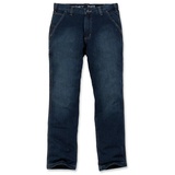 CARHARTT Rugged Flex Relaxed dungaree jean 102808 - Hellblau - W36/L32