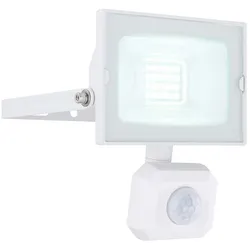 LED Außen Garten Spot Strahler Lampe Leuchte Sensor 1-3m ALU weiß Beleuchtung