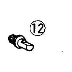Panasonic Ersatzteil EY 3654 NR. 12 Shaft Welle
