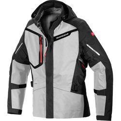 Spidi Mission-T Shield H2Out Step-InArmor Motorrad Textil Außenjacke, grau, Größe 3XL für Männer
