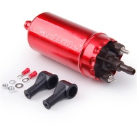 CarBole Elektrische Inline-Kraftstoffpumpe 12V,Dieselpumpe 250 bhp,Universal Externe Inline-Kraftstoffpumpe,Ersetzt 0580464070 und andere Bosch Produkte(Rot)