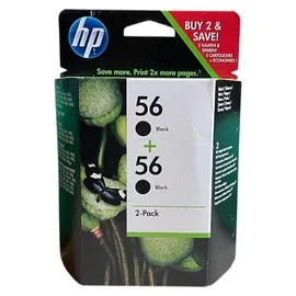 HP 56 schwarz 2er-Pack C9502AE