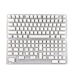 NURCIX CherryProfile Blanko Tastenkappen Dickes PBT DyeSub Für 137 Tasten Mechanische Tastatur Minimalistisches Weißes Blanko Tastenkappen Set Mechanische Tastatur Tastenkappen Moderne Tastenkappen