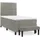 vidaXL Boxspringbett 100 x 200 cm Hellgrau