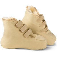 Fellhof Bettschuhe 5106 Unisex Lammfell-Schlafschuhe, Beige, Gr. 46-47 - 46/47 EU