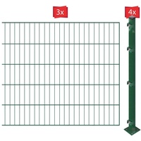 Arvotec Einstabmattenzaun "ESSENTIAL 100 zum Aufschrauben" Zaunelemente Zaunhöhe 100 cm, Zaunlänge 2 - 60 m Gr. H/L: 100 cm x 6 m H/L: 100 cm, grün (dunkelgrün) Zaunelemente