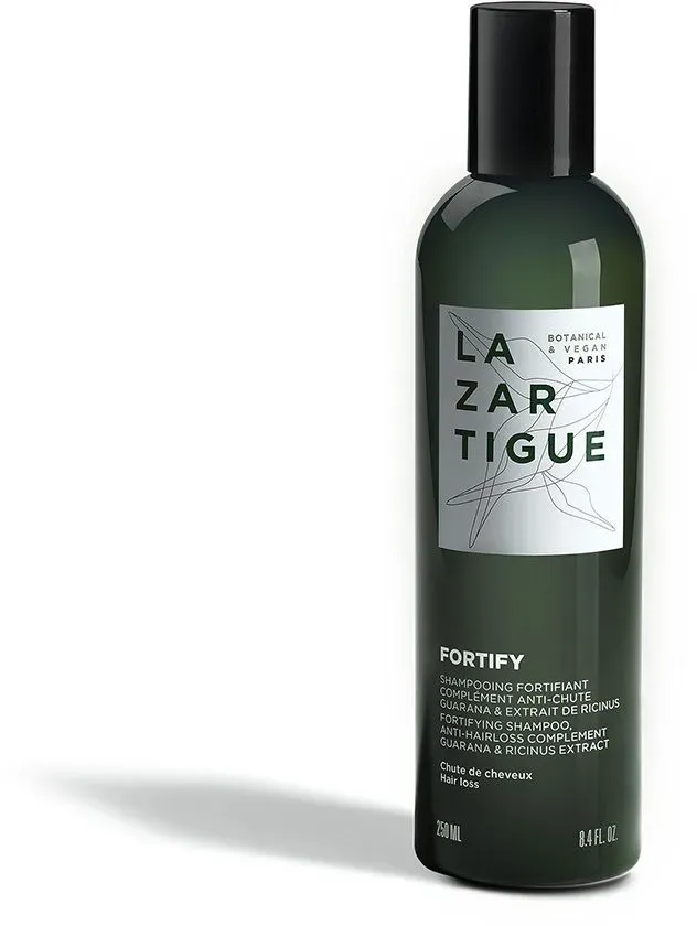Lazartigue Fortify Fortifying Shampoo Anti-Hairloss Complement Guarana & Ricinus Extract 250 ml Shampoo