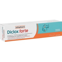 Ratiopharm Diclox forte 20 mg/g Gel