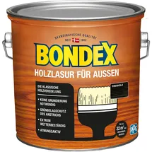 Bondex Holzlasur für Aussen 2,5 l ebenholz