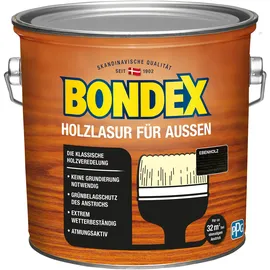 Bondex Holzlasur für Aussen 2,5 l ebenholz