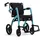 Rollz Motion 2.1 Rollator und Rollstuhl faltbar weiß