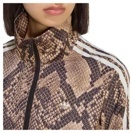 adidas SATIN FIREBIRD Originals JACKE, SCHLANGENPRINT - Linen / Magic Beige - L