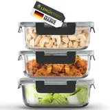 Lemontree Vorratsdosen Set 3-teilig weiß 1040 ml