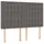 vidaXL Boxspringbett 140 x 200 cm Grau