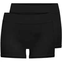 Only Hotpants »ONLVICKY S-LESS MINI SHORTS 2-PACK«, (Packung, 2