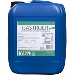 KAWE Gastrolit Spülmaschinenreiniger, Flüssig-Reiniger für gewerbliche Spülmaschinen, 10 l - Kanister