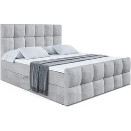 altdecor BOXBETT RICAR-Z - 160 x 200 - H4 - Hellgrau