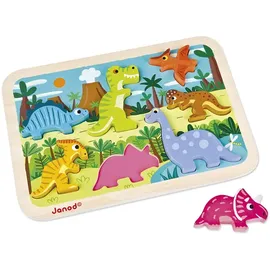 Janod Chunky Puzzle Dinosaurier 7-tlg. J07054