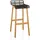 HJH Office Barhocker Eiche 1 St Schwarz