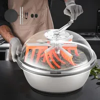 Vevor Erntemaschine, 48 cm manueller Knospentrimmer, mit Edelstahlklingen, Bud