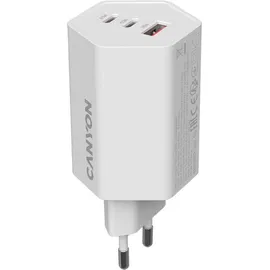 Canyon Charger HEXAGON 65 GaN 65W 2xPD 1xQC EU white - Weiß