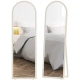 ComfortXL Standspiegel, Weiß, Glas, 50x160x3.7 cm, Spiegel, Standspiegel