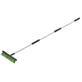 PRO PLUS Straßenbesen Teleskop mit Gartenschlauchanschluss 82,5-210,5 cm