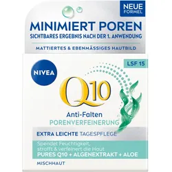 Nivea Q10 Anti-Falten Porenverfeinerung Extra Leichte Tagespflege LSF15 50ML