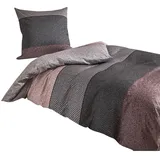 Traumschlaf Bettwäsche Kansas in rose | Gr.: 240x220 (2x 80x80 cm)