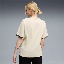 Puma Essentials Graphic Animal Relaxed T-Shirt Beige L