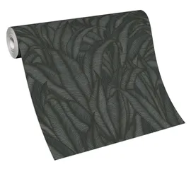 Fashion for walls Vliestapete Sansibar 53 cm x 10 m schwarz 10371-15