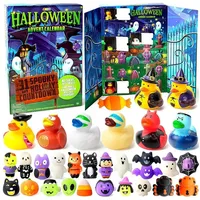 LuxusKollektion Spielzeug-Adventskalender Halloween Adventskalender 2022 mit 31 Überraschungs-Mochi und bunt