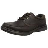 CLARKS Herren Cotrell Edge Oxford Schuh, Brown Oily, 45 EU Wide