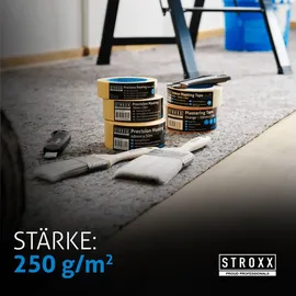 STROXX Malervlies 50m 250g je qm Stark Abdeckvlies PE Anti-Rutsch saugstark - 1 m X 50m X 50m