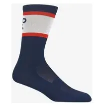 Giro Comp Racer High Rise Socken Blau/Weiß 46-50