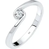 Elli DIAMONDS Ring Silber 58