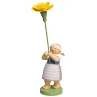 Wendt & Kühn Mädchen mit Studentenblume 12 cm mehrfarbig