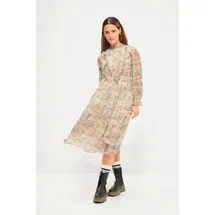 Studio Untold Midikleid Muster Orange 54/56