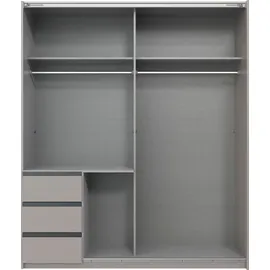 WIMEX Schwebetürenschrank Stade 168 x 198 x 63 cm Grau